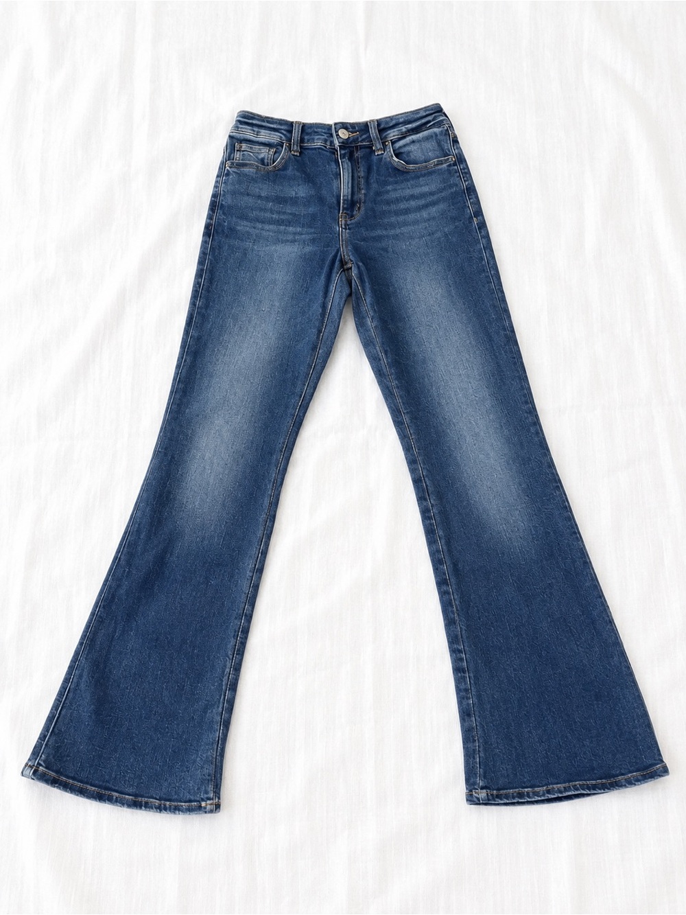 Flying Monkey Dark Blue Flare Jeans